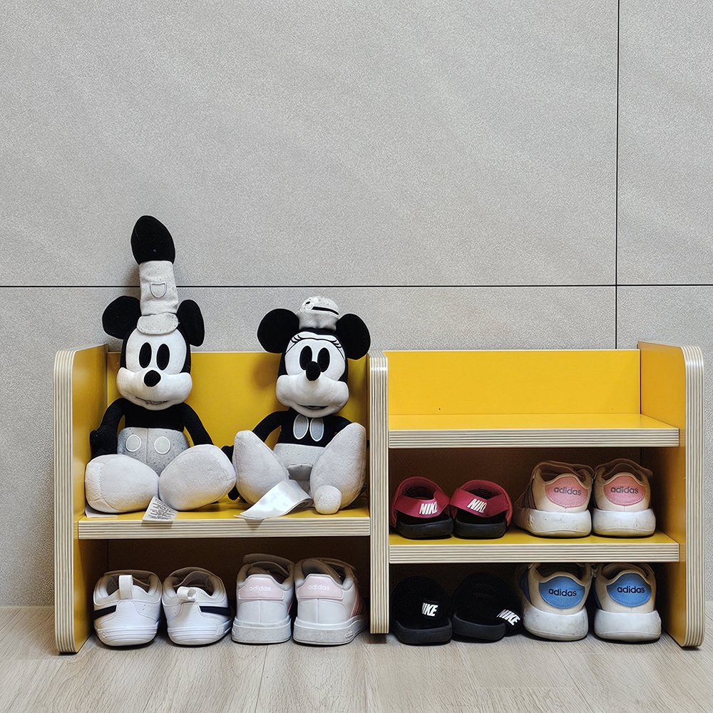 비노즈 아기 슈벤치 신발 의자 유아 현관 벤치