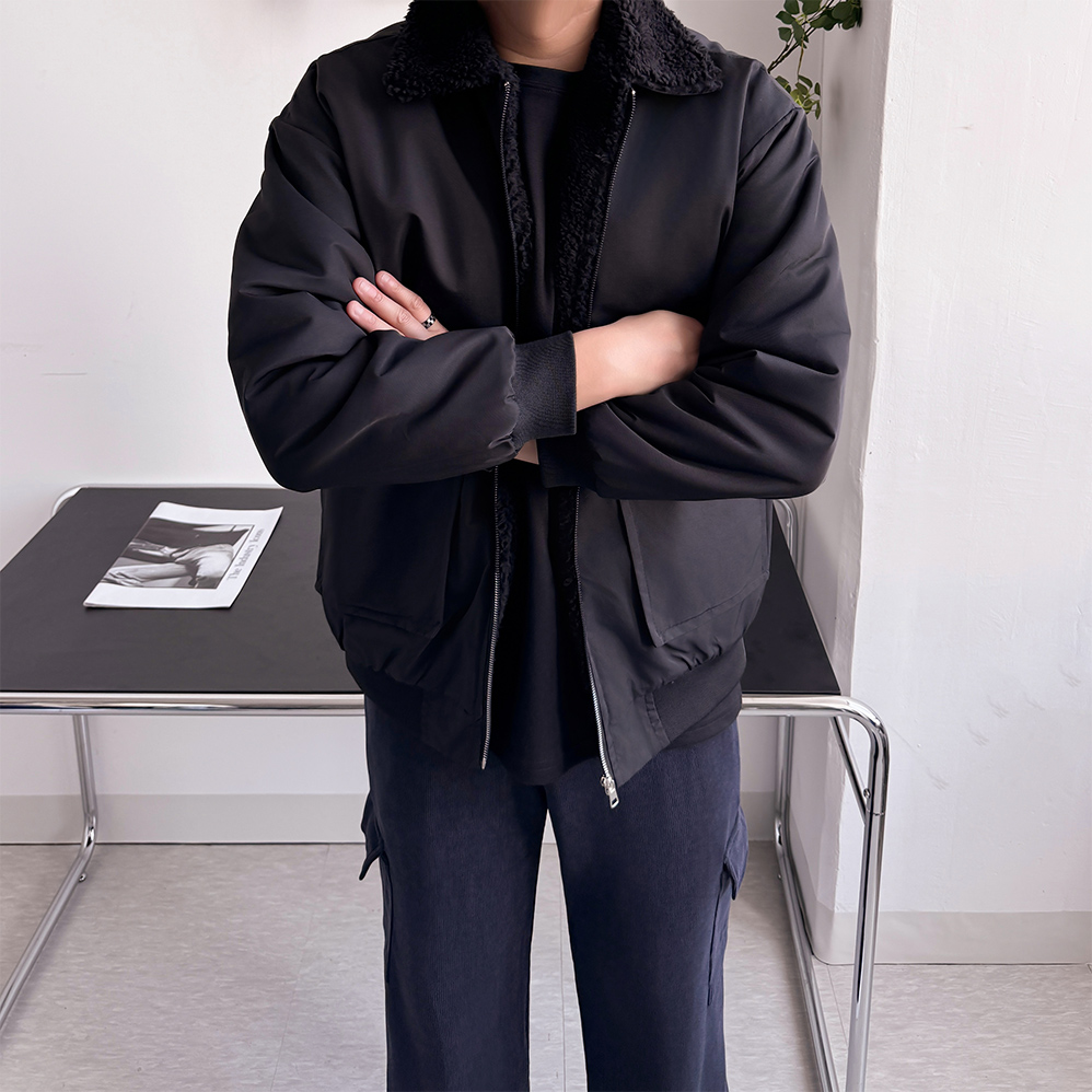돕바 빅사이즈패딩 정장패딩 방한점퍼 - 상세 이미지 5