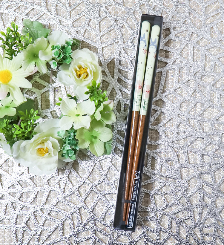 스케이터 지브리 토토로 사쿠라 캐릭터 젓가락 21cm ANN4SQ - 주방·식기 - 하카타몰