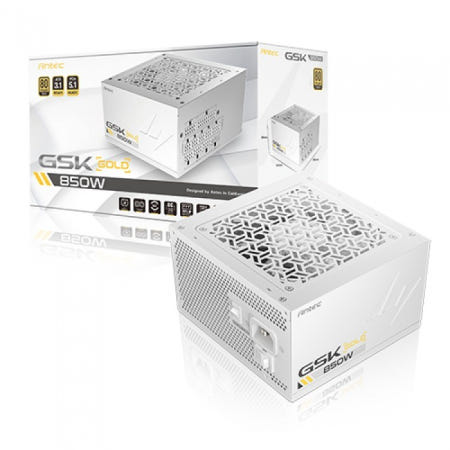 Antec GSK 850W 화이트 80PLUS골드 풀모듈러 ATX3.1