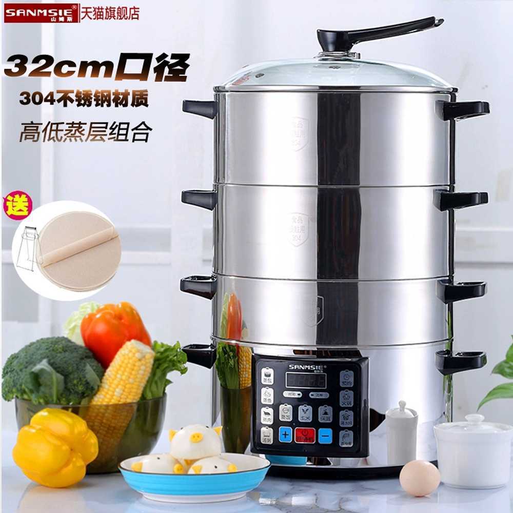 업소용 전기 찜기 스텐 찜통 호빵 마트 원형 스팀기 A - 상세 이미지 4