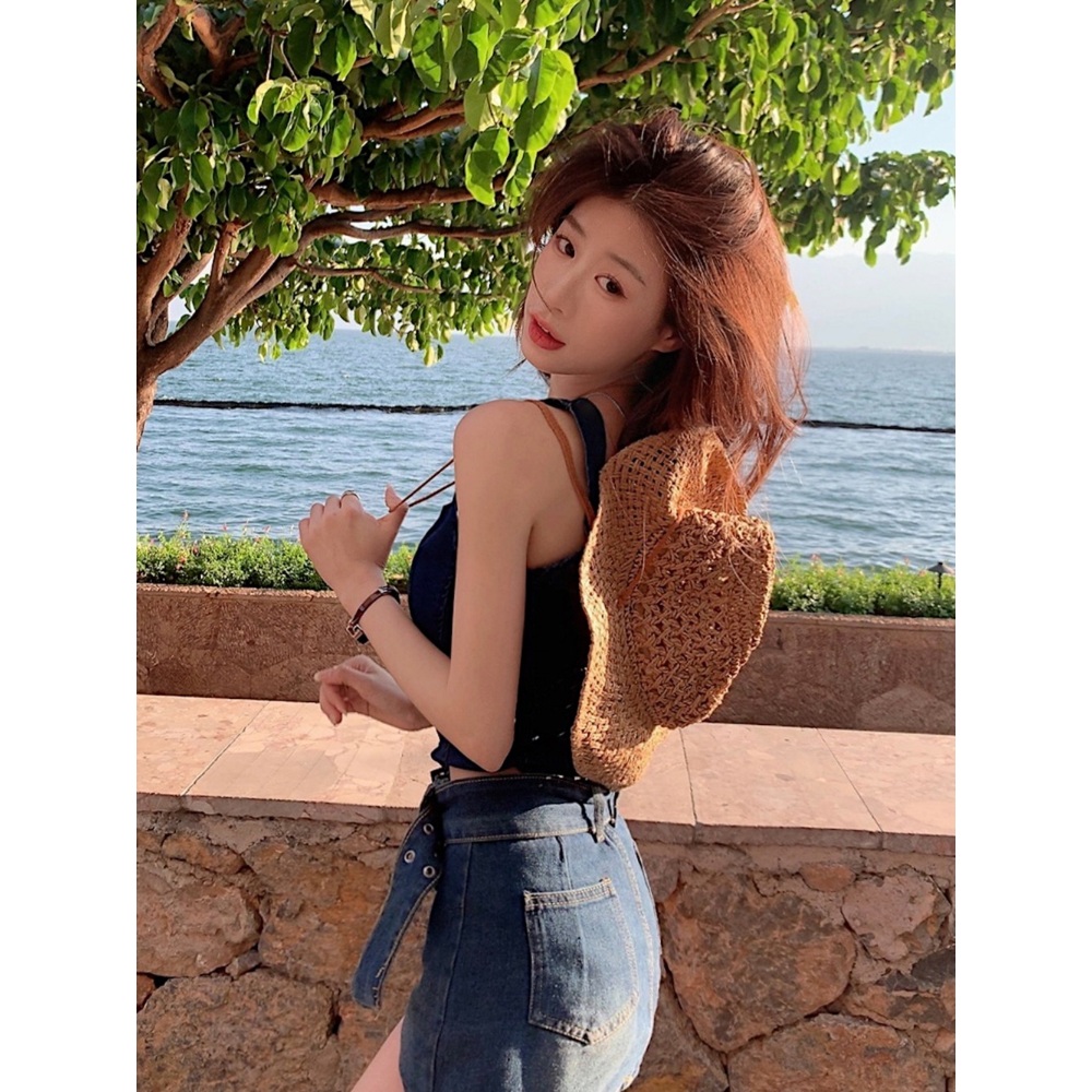 놀아주는여자 11회 문지인 나시 민소매 구미호 집업 데님 의상 옷 패션 - 상세 이미지 3