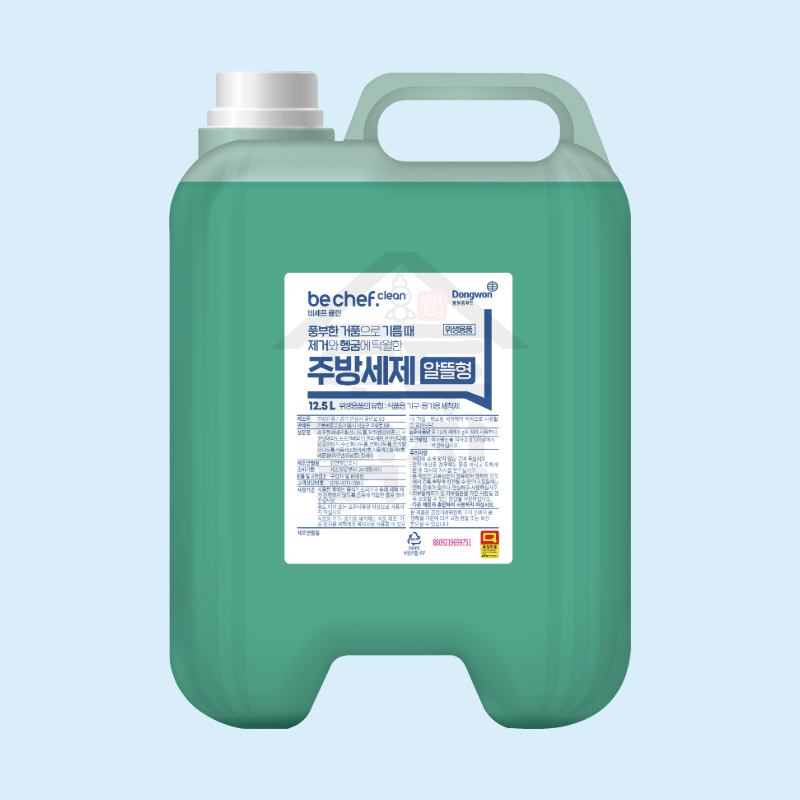 비셰프 크린 성진켐 대용량 알뜰형 주방세제 13kg 말통 업소용 퐁퐁 : 모두닭집