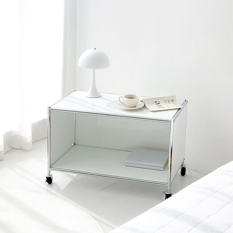 이동식테이블 모듈 높은 소파 사이드 테이블 바퀴 보조 간이