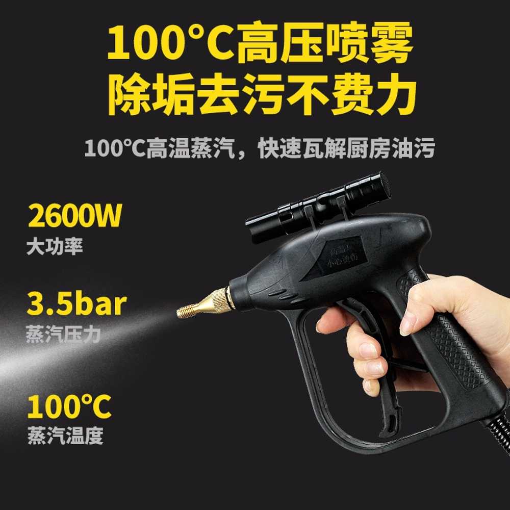 스팀세척기 후드 자동차 동파관 분사기 가정용 핸디 2600W-직분사모델 - 상세 이미지 2