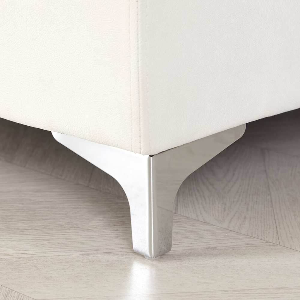 [N포인트 1만](희망일배송)위니 LED 아쿠아텍스 패브릭 침대 프레임 SS(슈퍼싱글) 기본형, 코튼 아이보리