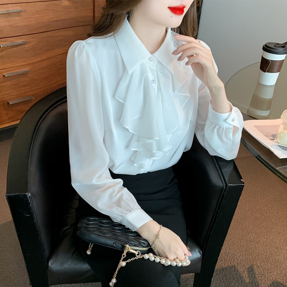 동상이몽2 350회 김숙 블라우스 셔츠 쉬폰 우아한 의상 옷 패션 - 상세 이미지 4