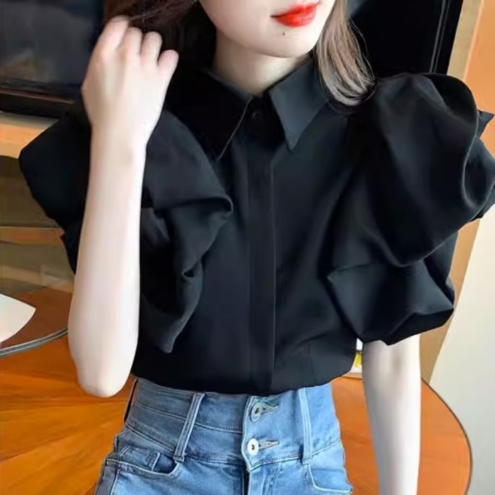 용감무쌍 용수정 47회 이승연 블라우스 셔츠 민경화 트렌디 퍼프 의상 옷 패션 - 메인 이미지