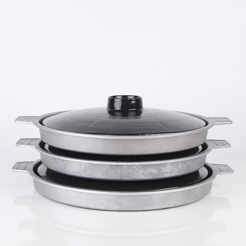 맥반석코팅 야외 업소 가정용 마늘 솥뚜껑 고기불판