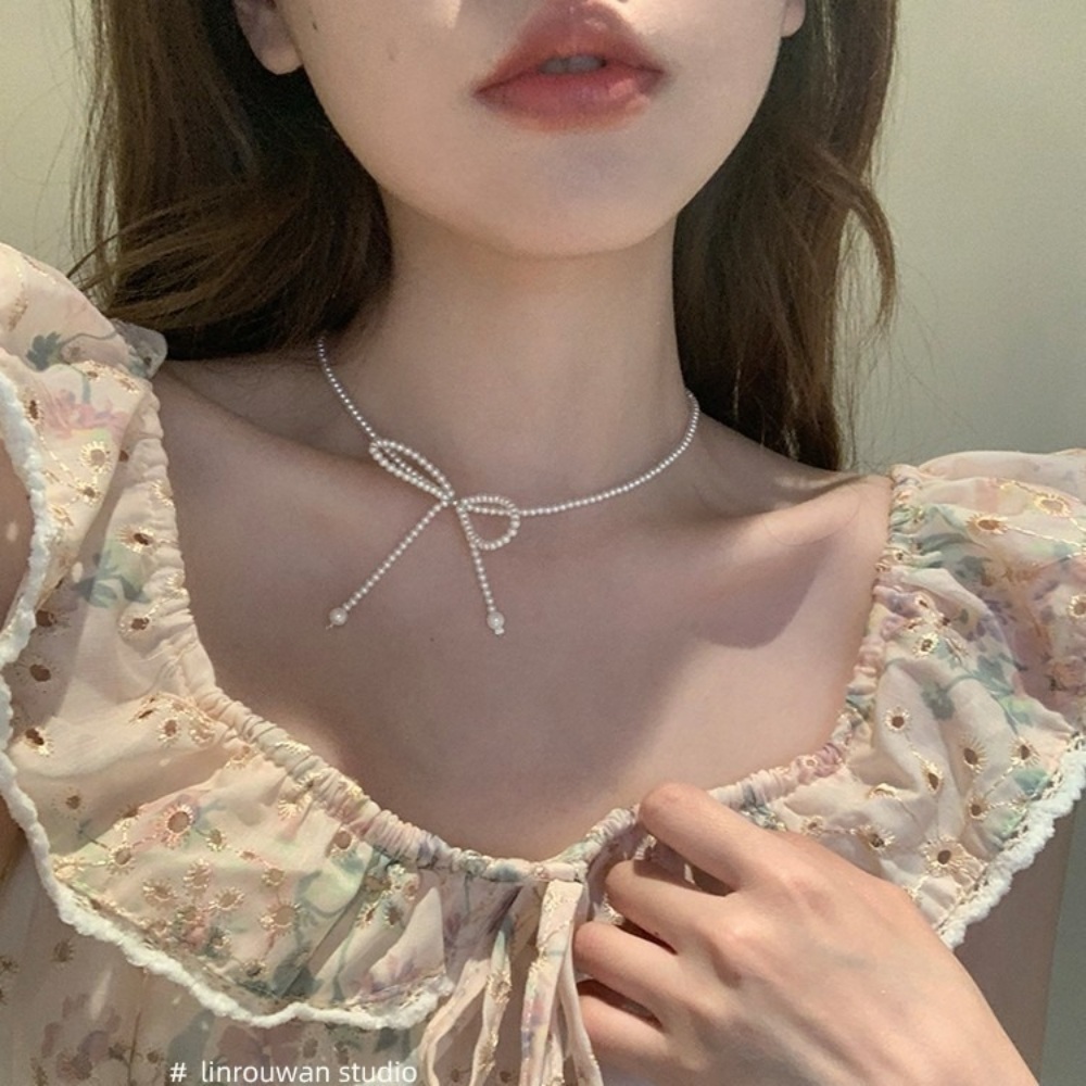 화인가 스캔들 장태라 목걸이 진주 레이어드 초커 의상 옷 패션 - 상세 이미지 2