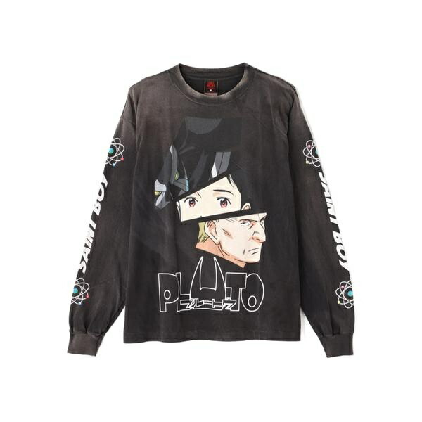 세인트 미카엘 SAINT MICHAEL X PLUTO LS TEE 긴팔 티셔츠 블랙 - 상품 이미지