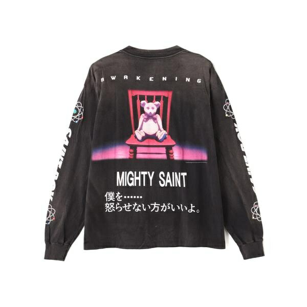세인트 미카엘 SAINT MICHAEL X PLUTO LS TEE 긴팔 티셔츠 블랙 - 상세 이미지 2