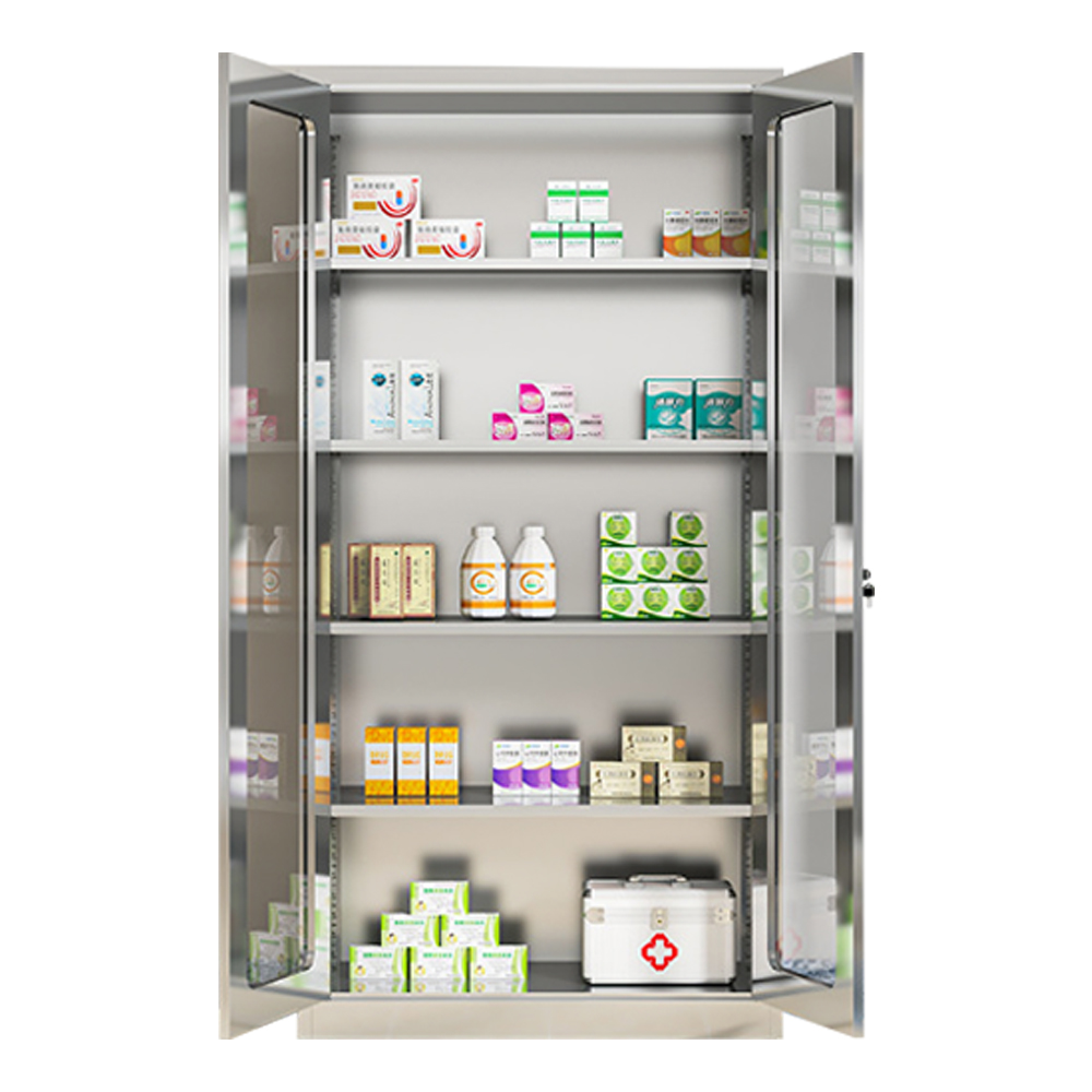 시약장 철제 캐비넷 스텐 밀폐형 배기형 잠금 락커 도어형