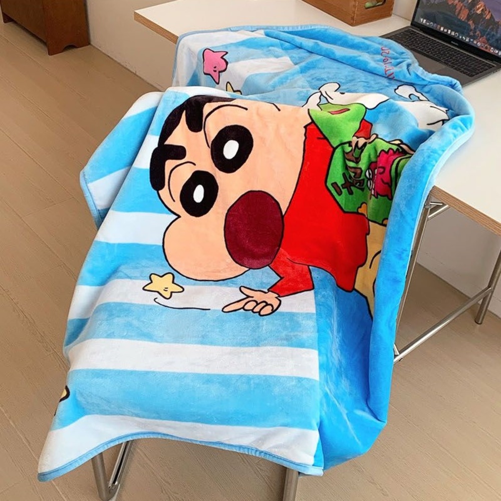 짱구는 못말려 담요 귀여운 짱구 캐릭터 캠핑 극세사 블랑켓 쇼파 블랭킷
