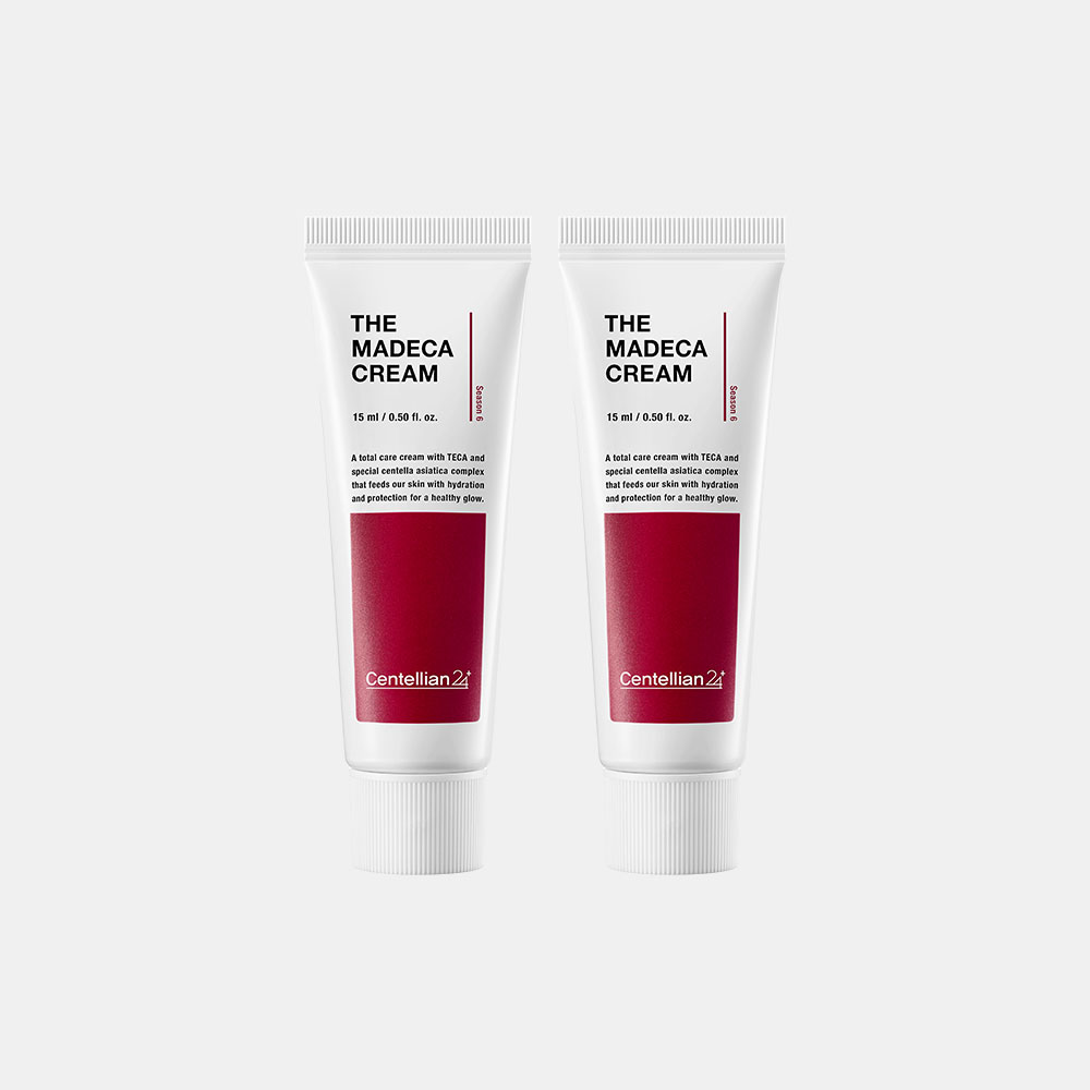 동국제약 센텔리안24 더 마데카 크림 15ml x 2개/병풀크림 시카 테카(TECA) 주름개선 수분 보습 기미완화 안티에이징 탄력 잡티 개선에 도움 / 시즌6 이미지