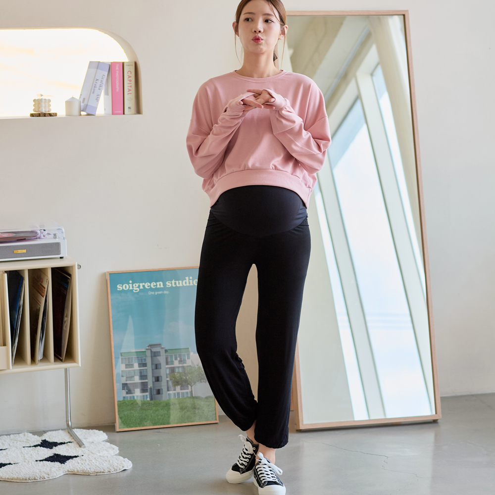 임산부 요가 바지 운동복 요가복 필라테스복 조거 팬츠 이미지 7