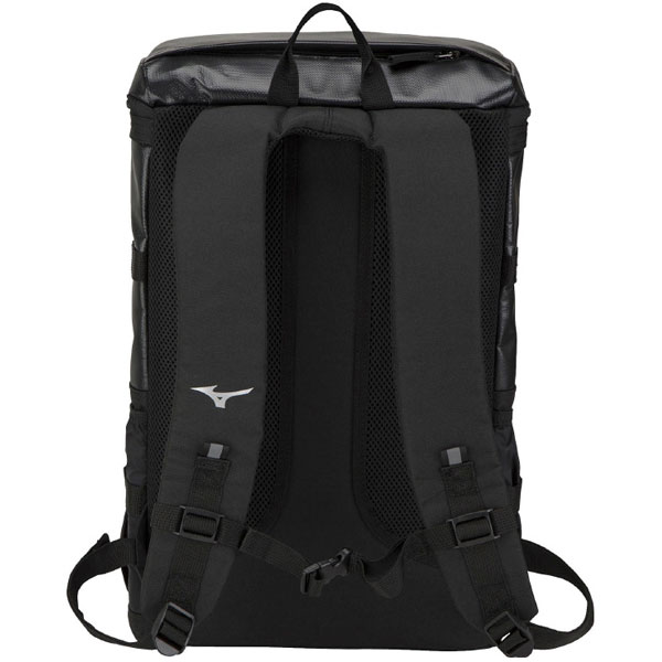 미즈노 MIZUNO 타포린 배낭 스포츠 백팩 가방 30L 노트북 수납 JD3105 블랙 - 상세 이미지 4