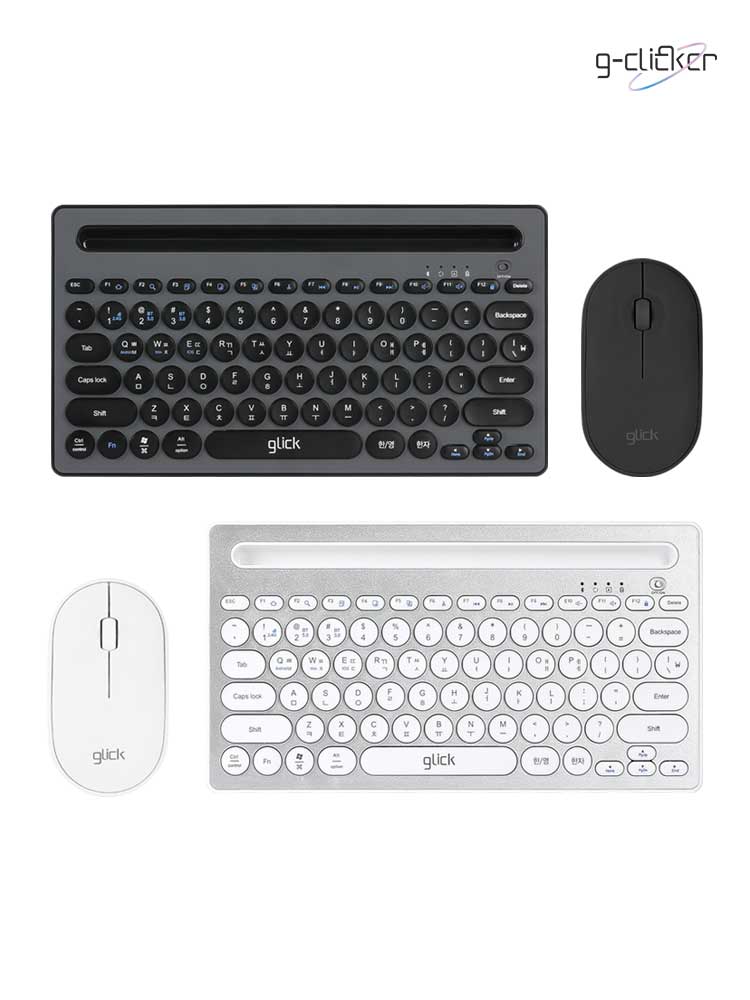 지클릭커 오피스프로 WMK40 패드폰 무선 블루투스 키보드 마우스 세트