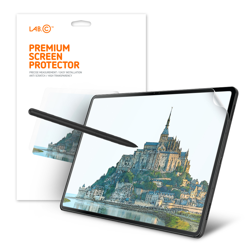 랩씨 종이필름 종이질감 지문방지 저반사 액정보호필름 (오리지널 버전) 갤럭시 탭 S6 라이트, 1매입
