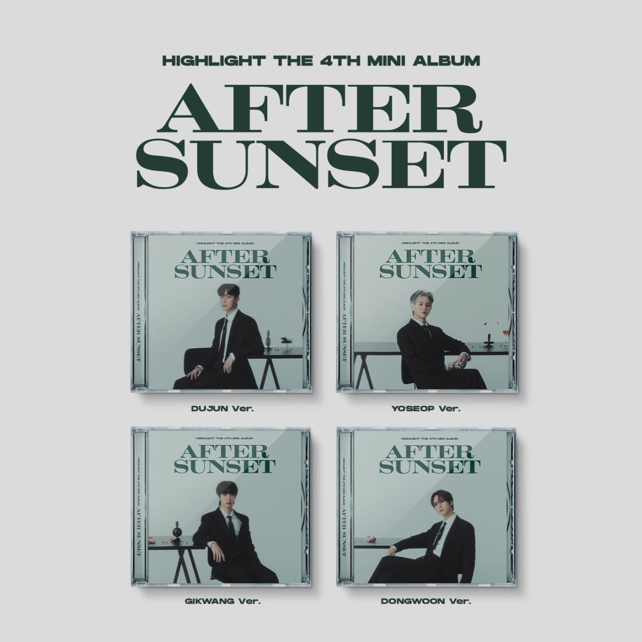 하이라이트 앨범 에프터 선셋 미니4집 AFTER SUNSET 쥬얼 랜덤1종 - 상품 이미지
