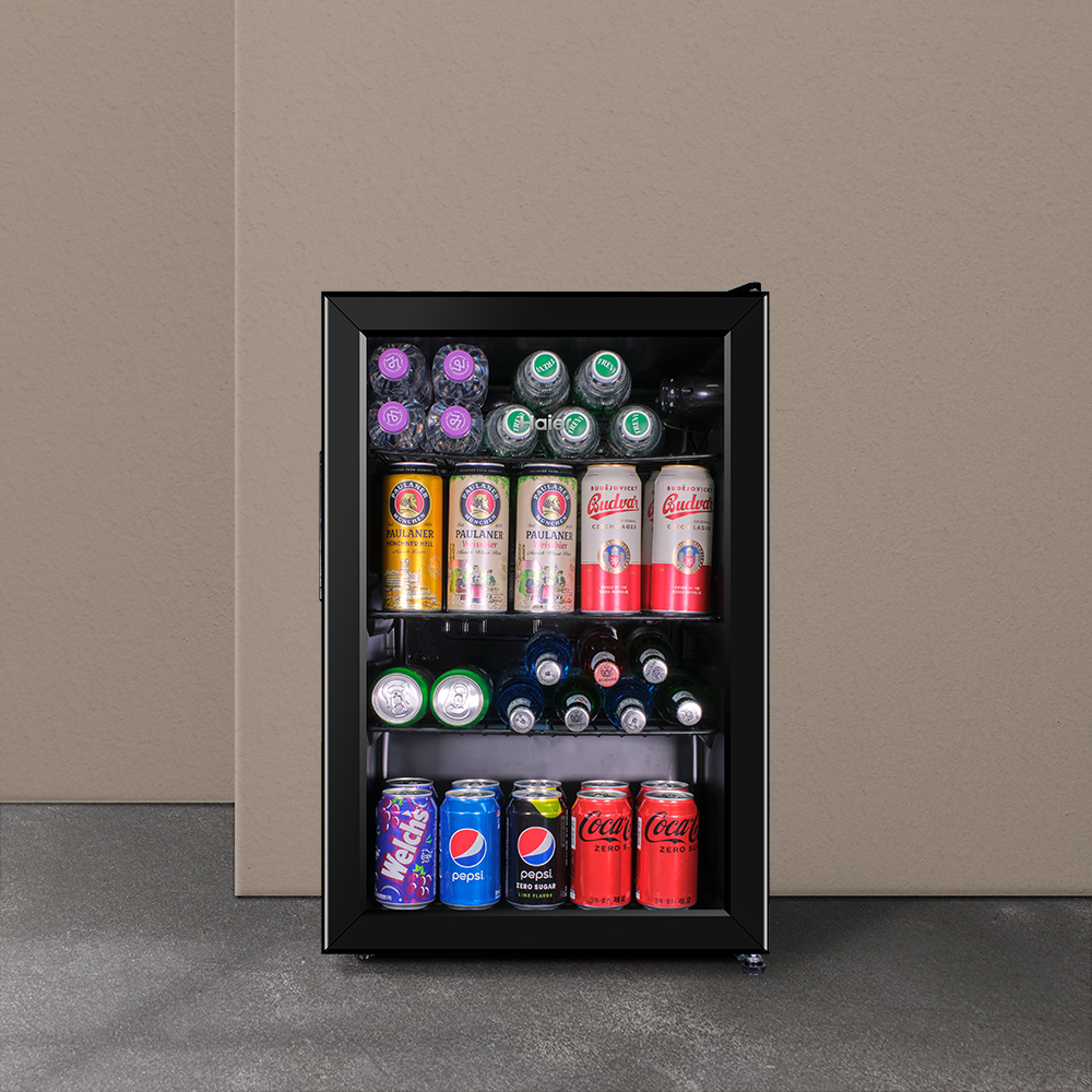 하이얼 아쿠아 미니 홈바 소형 쇼케이스 냉장고 HSC70MDB