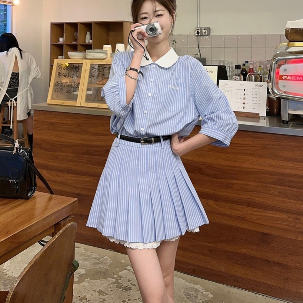 편스토랑 233회 윤유선 블라우스 셔츠 카라넥 하객룩 의상 옷 패션 - 메인 이미지