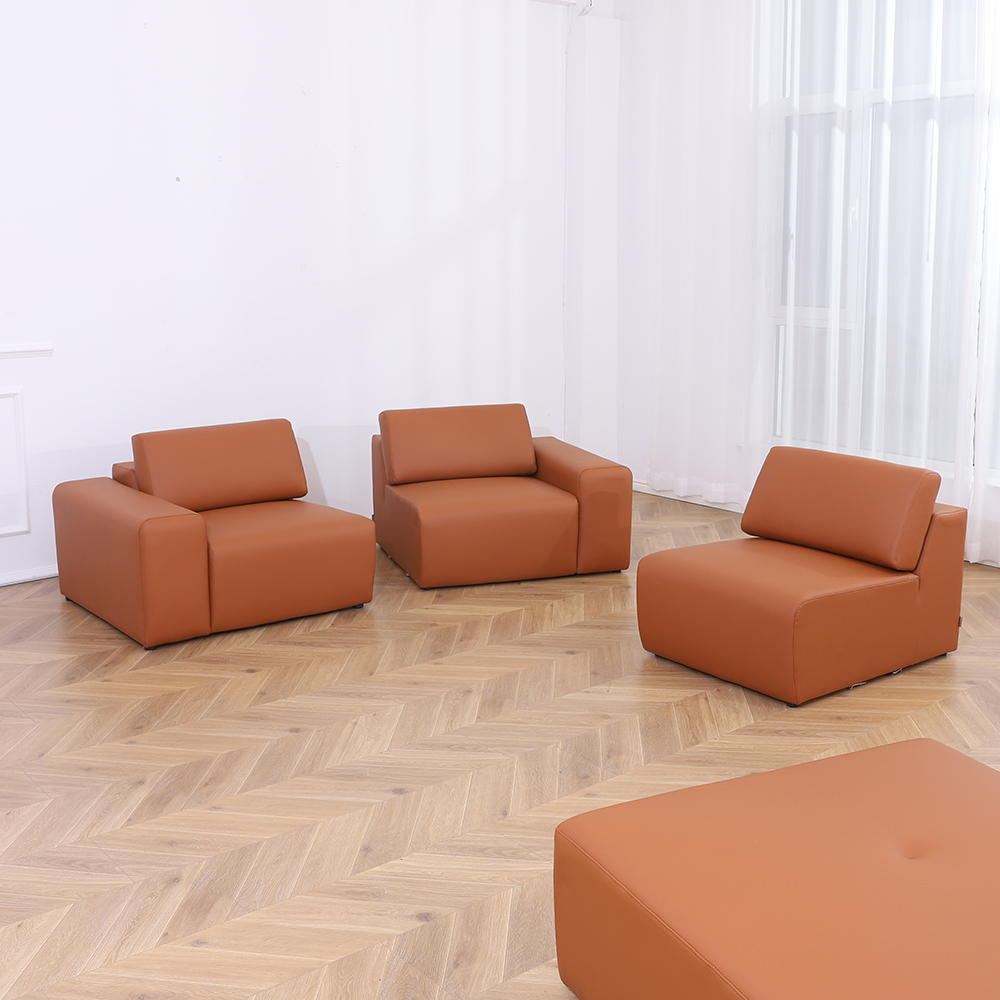 모던홈즈 천연소가죽 리프트업 스윙 모듈 소파