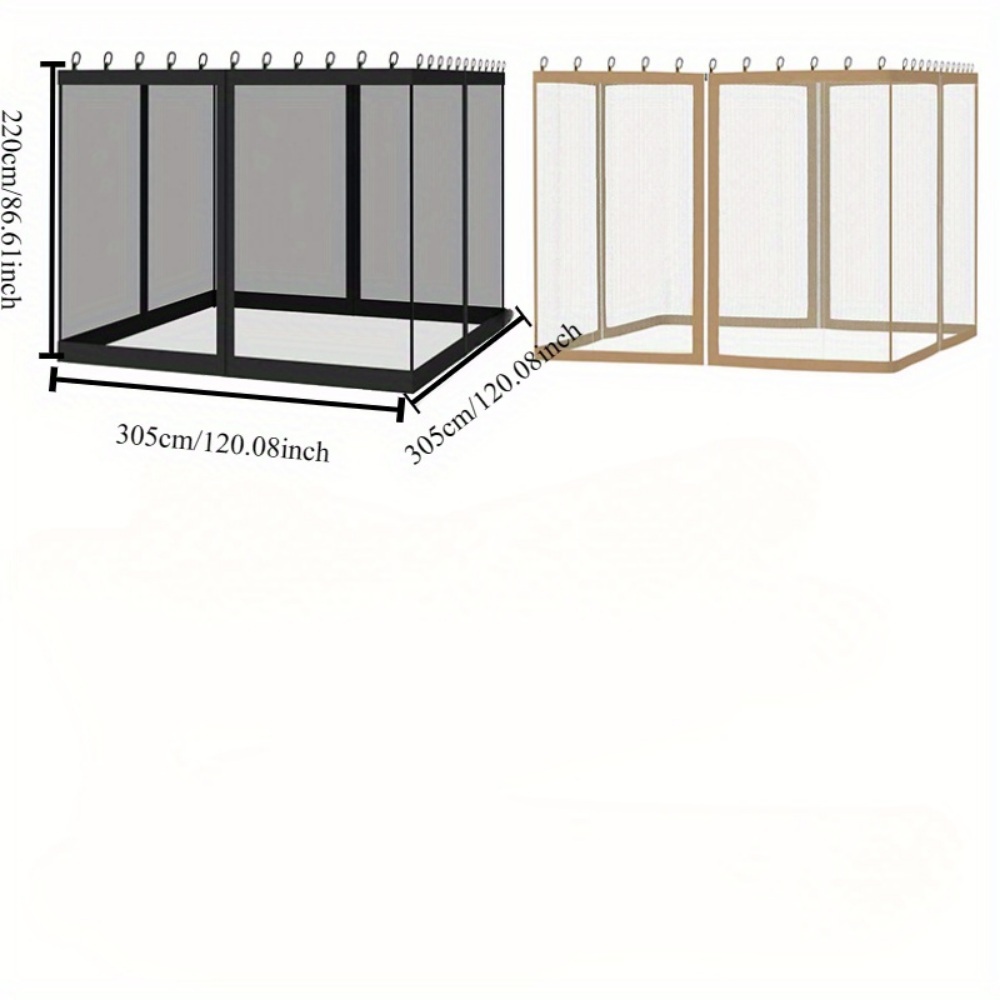 야외 모기 방지 텐트 방수 천막 방충망 캠핑 글램핑