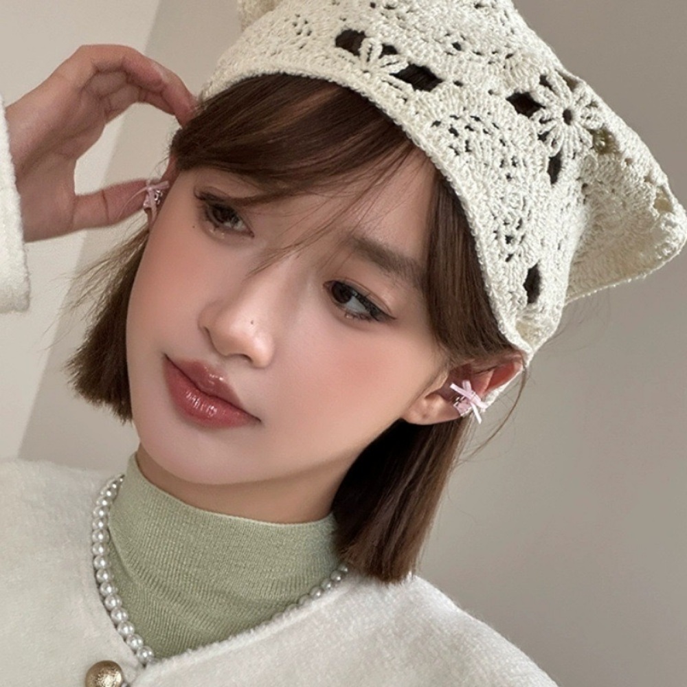 크로쉐 두건 크로셰 여자 머리 반다나 - 상세 이미지 4