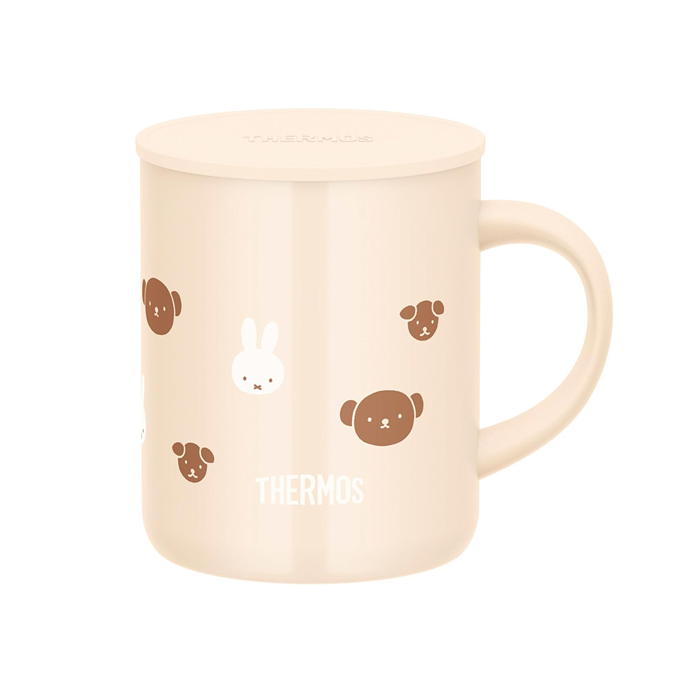 써모스 미피 진공단열 머그컵 아이보리 350ml
