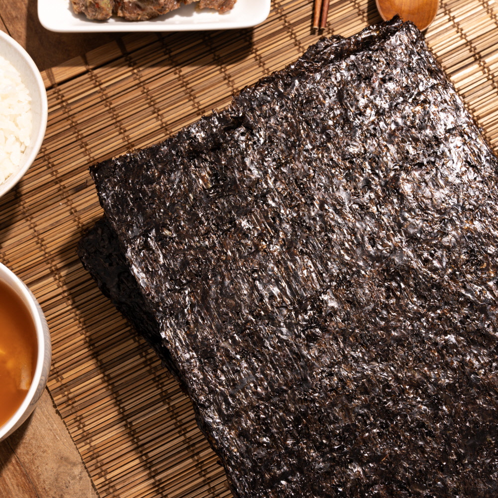 바다안 곱창김 김밥 재래 파래 구운 김 25/50/100장 완도 신안 해남 진도 - 상세 이미지 5