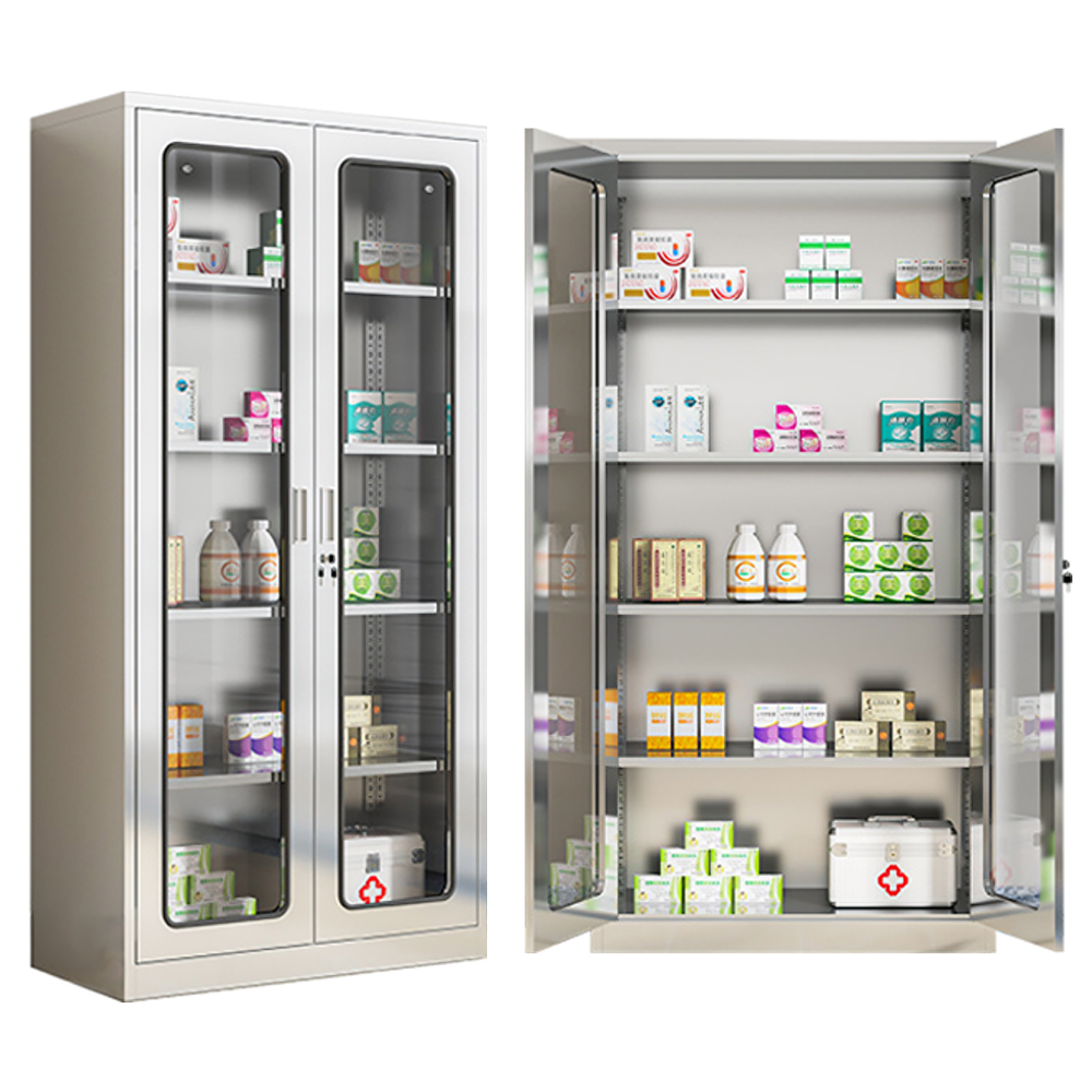 시약장 철제 캐비넷 스텐 밀폐형 배기형 잠금 락커 도어형