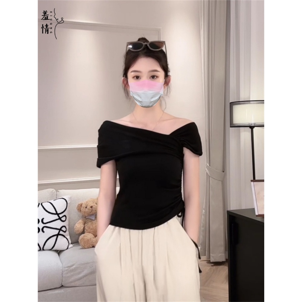 전참시 307회 솔비 티셔츠 오프숄더 페메닌 어깨트임 의상 옷 패션 - 상세 이미지 3