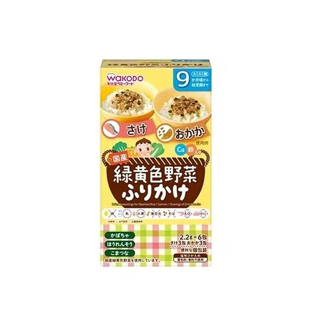와코도 녹황색채소 후리카케 연어 오카카 6개입