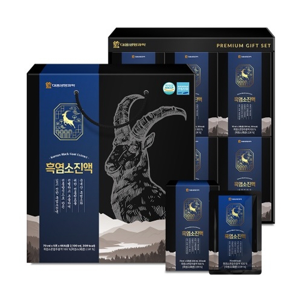 흑염소진액 효능 흙염소 염소즙 엑기스 임산부 어린이 청소년 식육추출가공품 70ml 30포 - 상세 이미지 2