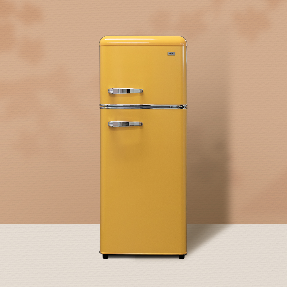 하이얼 소형 레트로 냉장고 115L HRT118MDY 방문설치