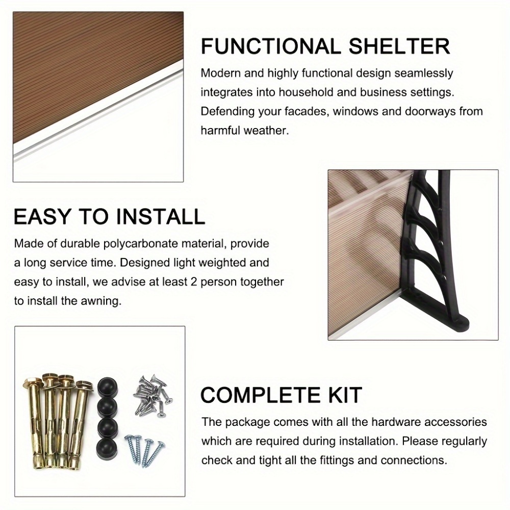 창문 창고 캐노피 비 가림막 판넬