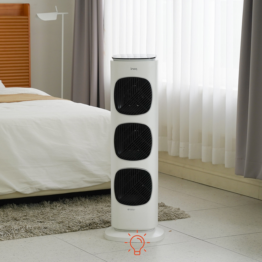 사무실 업소용 3단 개별 BLDC 저소음 헤파필터 PTC 전기온풍기