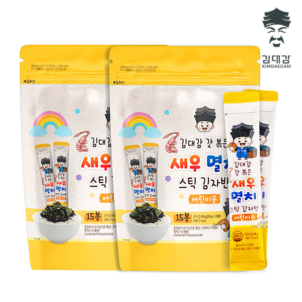 해담솔 김대감 어린이용 새우멸치10gx15봉(2세트) : 피쉬세일