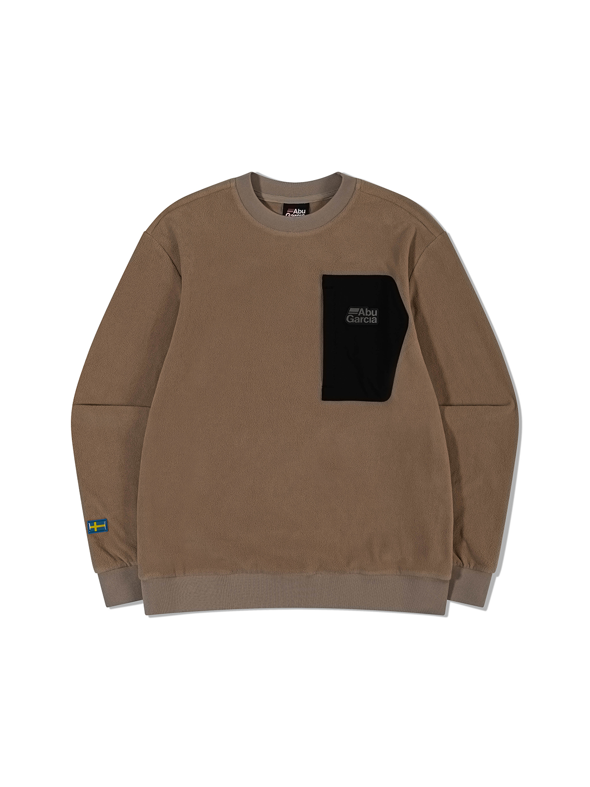 아부가르시아 우븐 포켓 플리스 티셔츠 BEIGE - 상품 이미지