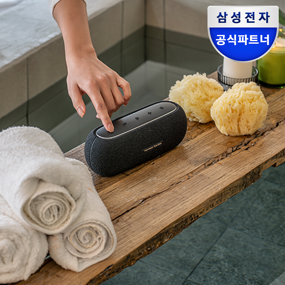 삼성전자 하만카돈 루나 블루투스스피커 포터블 소형 무선 휴대용 야외 캠핑 블랙