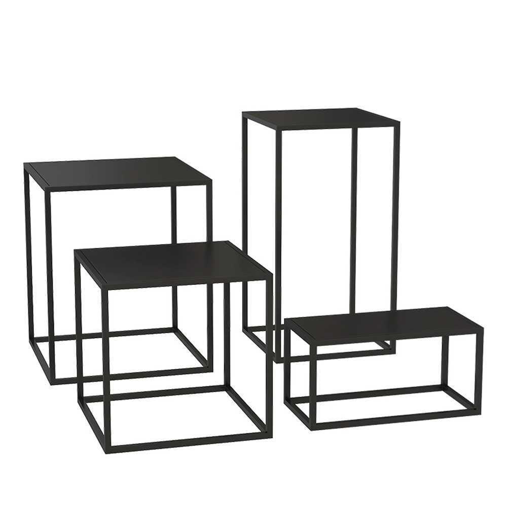촬영용스툴 선반 다이 스탠드 디피 박스 디스플레이 블랙 - 상품 이미지