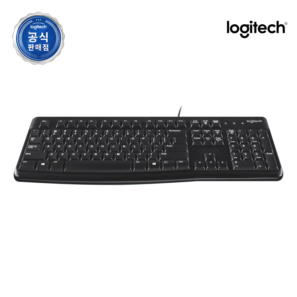 [N배송] 로지텍코리아 공식 K120 + M90 키스킨포함 유선 키보드 마우스 세트 - 상세 이미지 2
