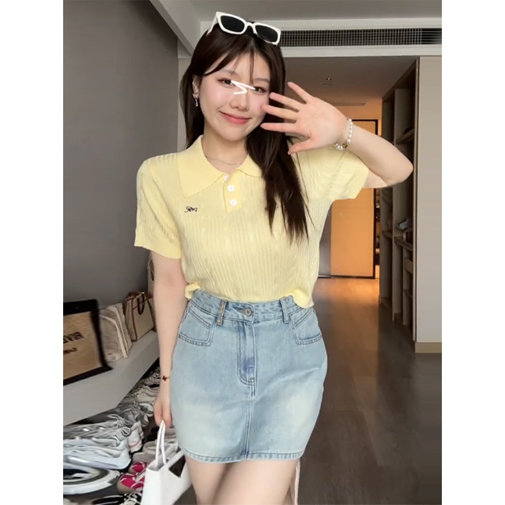 동상이몽2 350회 백아영 블라우스 니트 카라넥 데일리 의상 옷 패션 - 상세 이미지 2