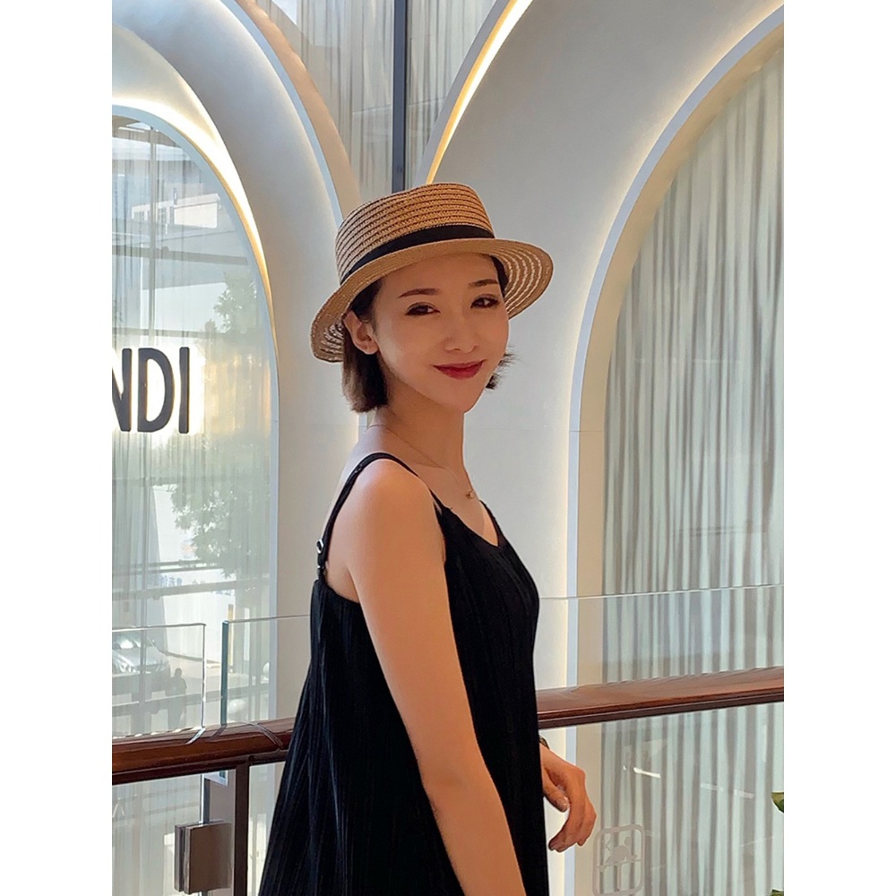 미우새 402회 한혜진 모자 페도라 휴양지 플렛 의상 옷 패션 - 상세 이미지 2