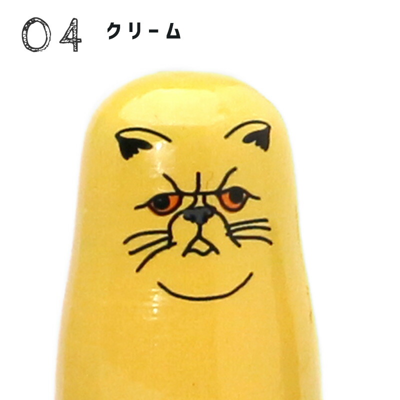 미도리 코마츠 MIDORI KOMATSU FELINE CAT 5 고양이 마트료시카 인형 이미지 6