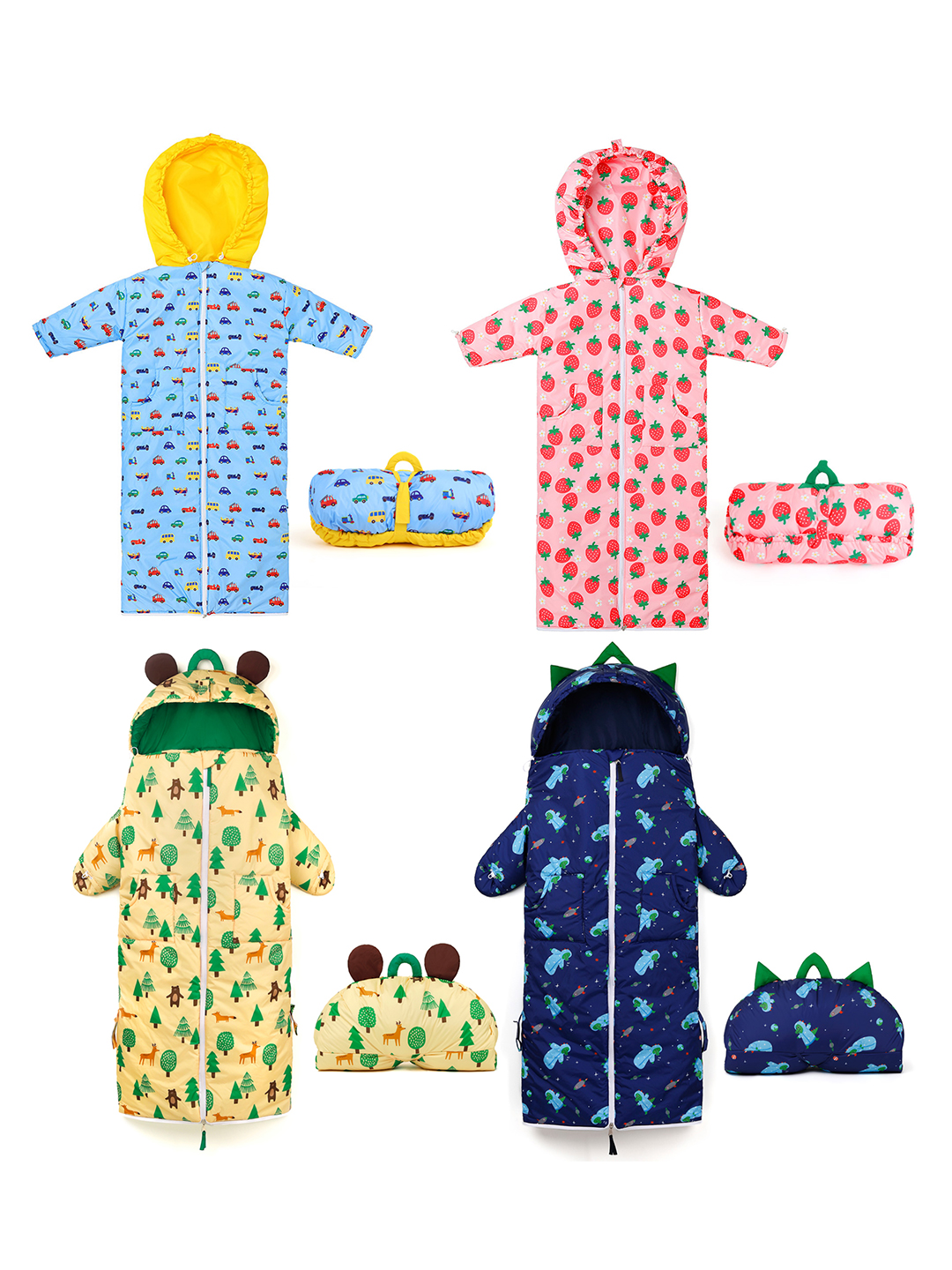 오즈키즈 어린이침낭 입는 침낭 캠핑 유아 사계절