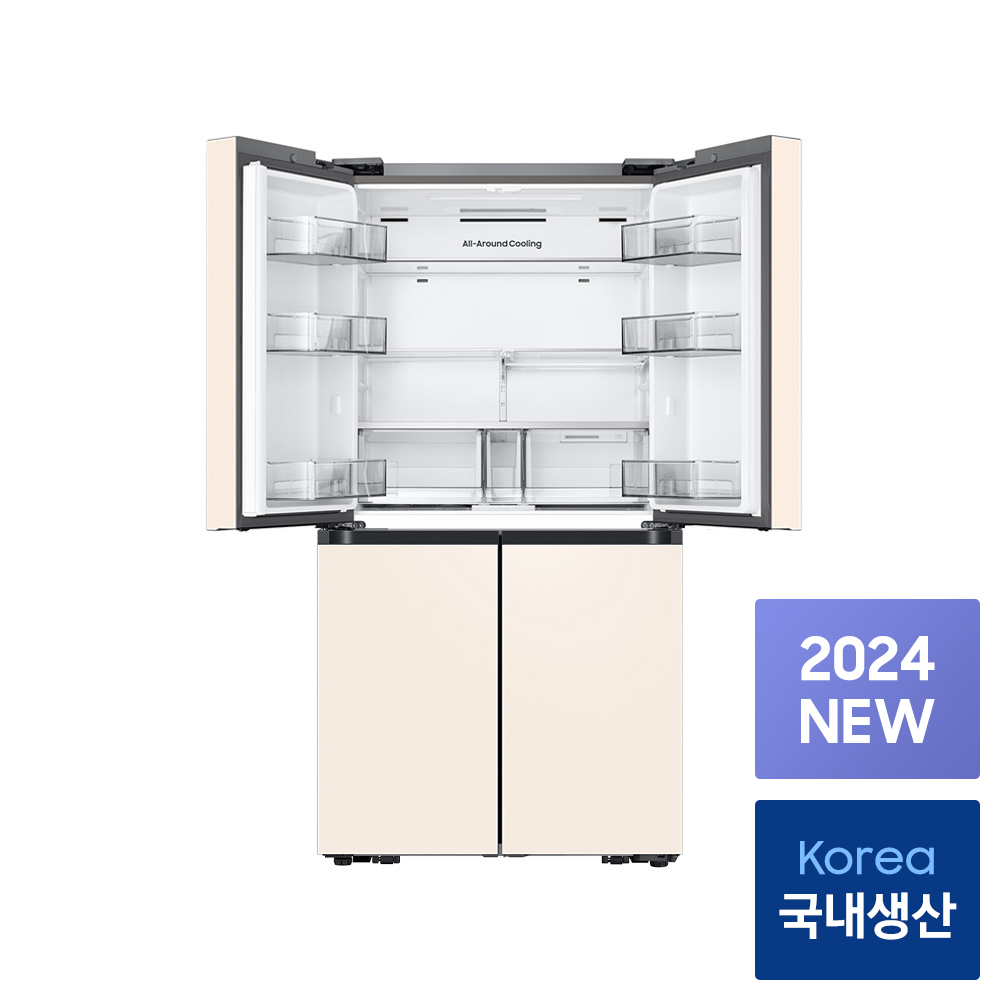 삼성 비스포크 4도어 냉장고 905L 대용량 RF90DG90124E 일상 활용과 조작 편리성 모든 정보 안내