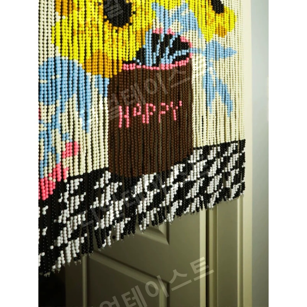 노르딕 인테리어 비즈발 만들기 키트 diy 재료 도어 비즈 구슬 - 상세 이미지 4