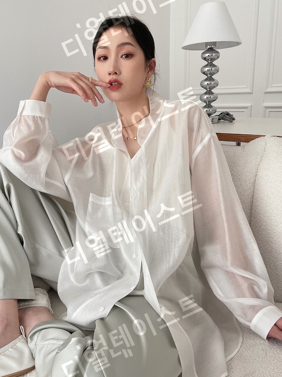 조선의사랑꾼 52회 황보라 셔츠 블라우스 실크 얇은 의상 옷 패션 - 상세 이미지 3